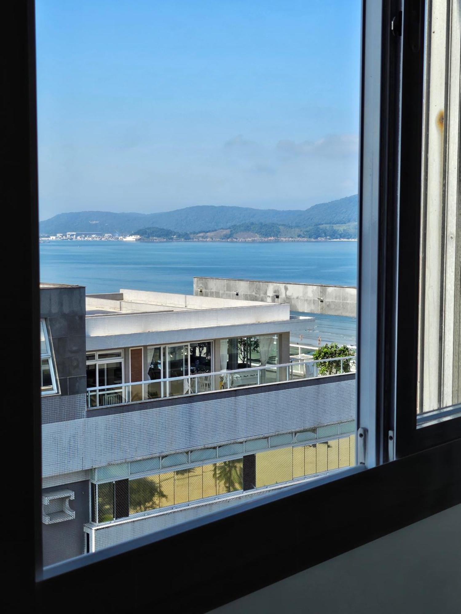 סנטוס Apartamentos Na Praia Do Gonzaga Frente Mar Com Estacionamento מראה חיצוני תמונה